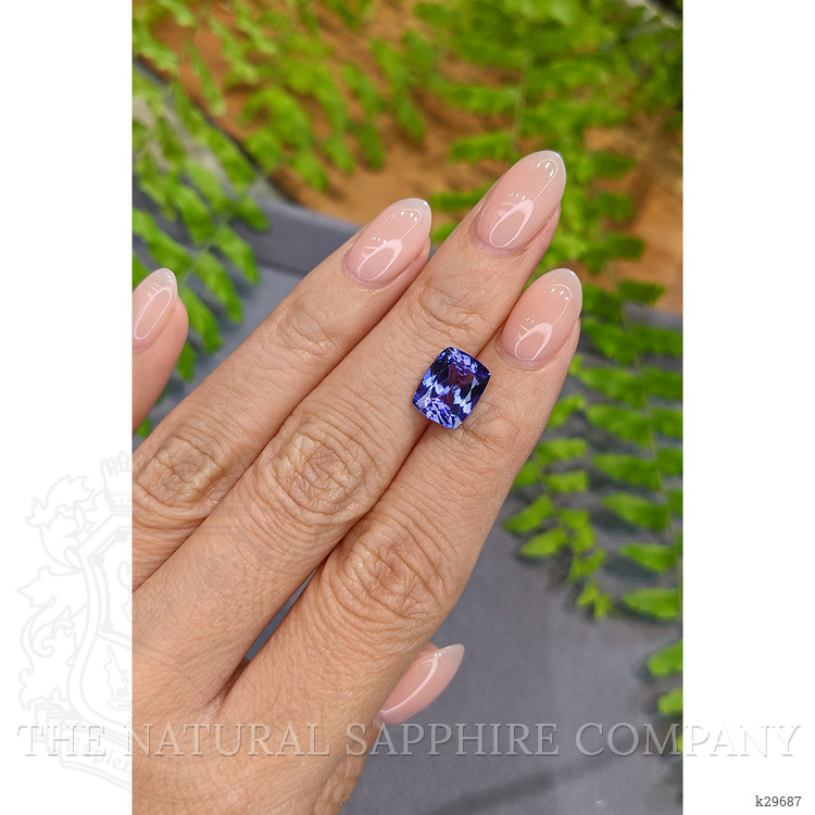 3.09 Ct. Violetish Blue Tanzanite from Tanzania