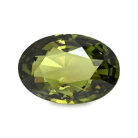 5.01 Ct. Yellowish Green Chrysoberyl from Ceylon (Sri Lanka) Video
