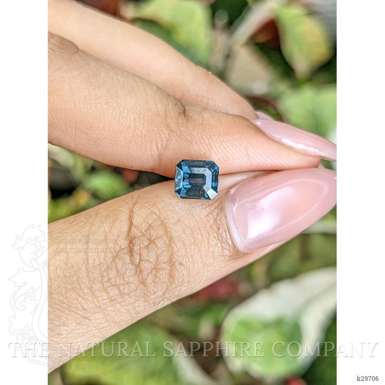 1.39 Ct. Greenish Blue Spinel from Ceylon (Sri Lanka)