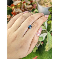 1.39 Ct. Greenish Blue Spinel from Ceylon (Sri Lanka) Life Style