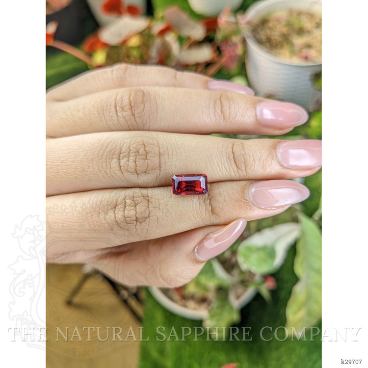 2.88 Ct. Red Garnet from Ceylon (Sri Lanka)