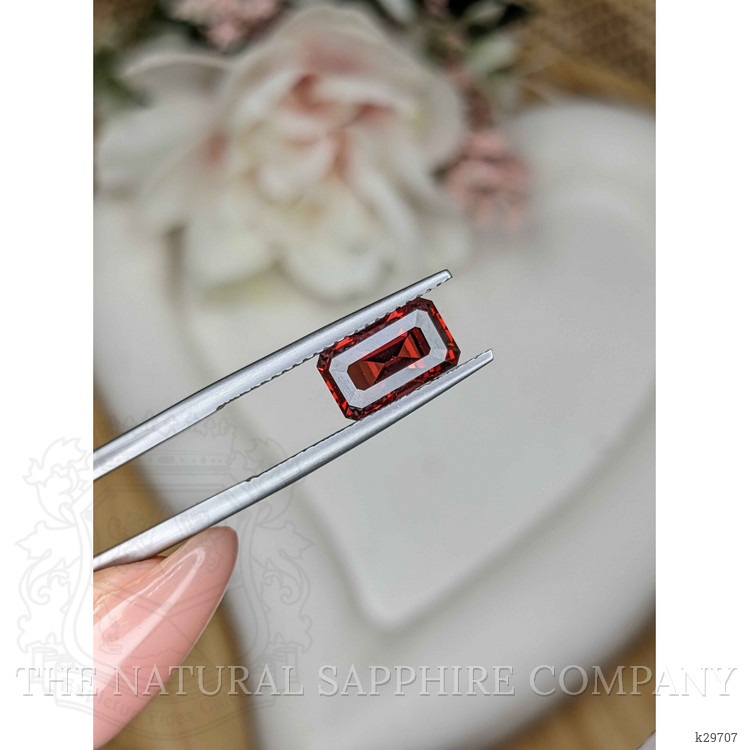 2.88 Ct. Red Garnet from Ceylon (Sri Lanka)