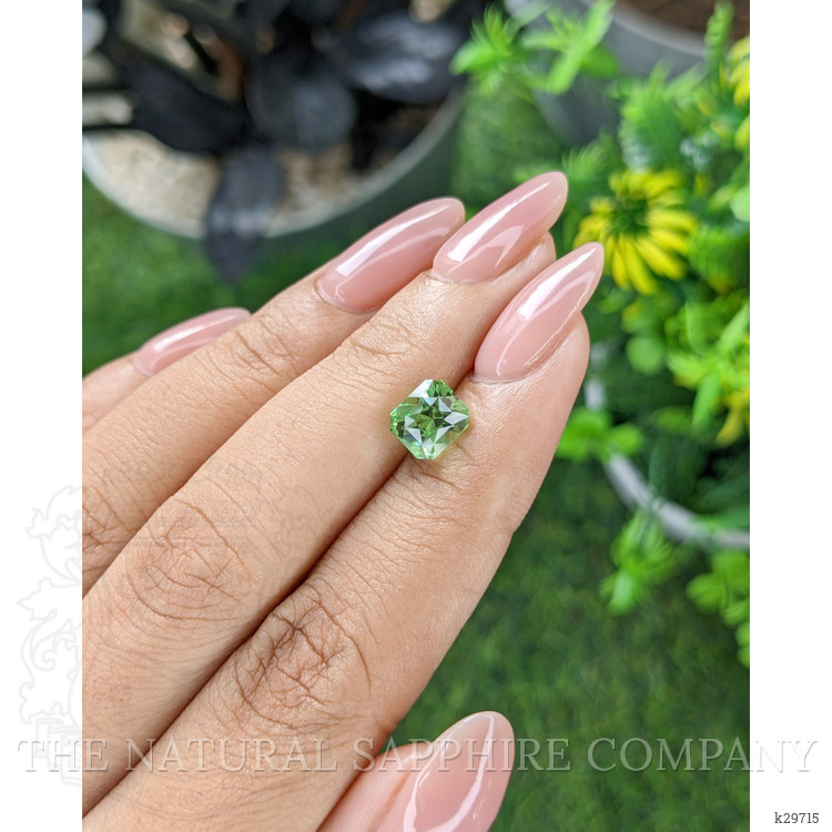 2.26 Ct. Green Grossular Garnet from Tanzania