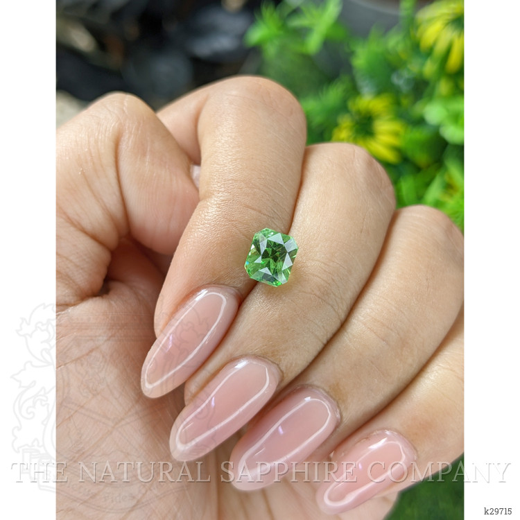 2.26 Ct. Green Grossular Garnet from Tanzania