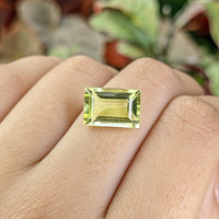 4.85 Ct. Lemon Quartz from Madagascar Life Style