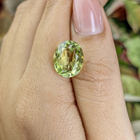 5.22 Ct. Lemon Quartz from Madagascar Life Style