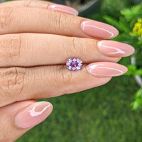 0.99 Ct. Pinkish Purple Spinel from Tanzania Life Style