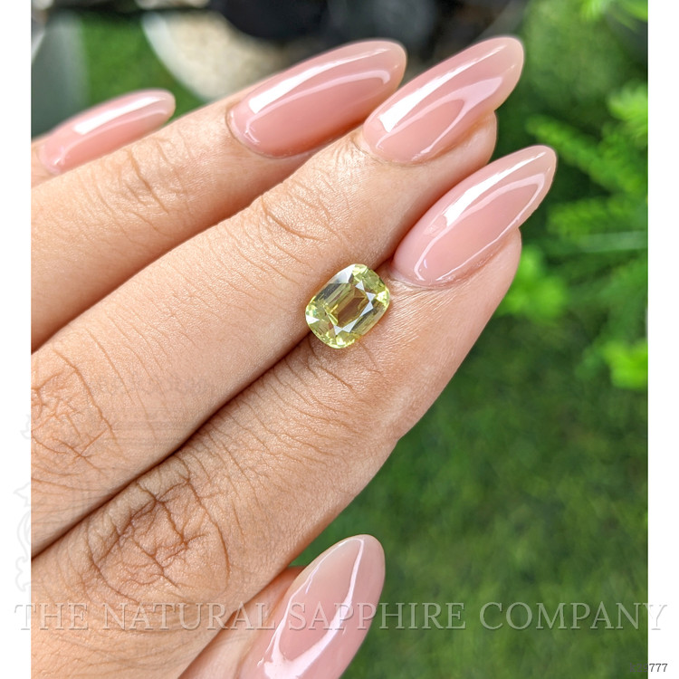 1.72 Ct. Yellowish Green Chrysoberyl from Ceylon (Sri Lanka)