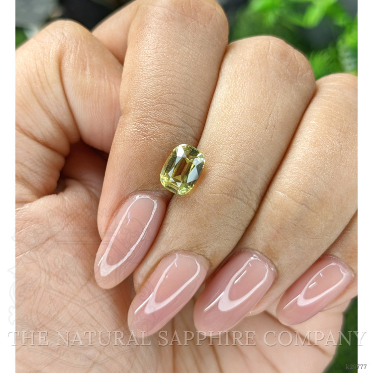 1.72 Ct. Yellowish Green Chrysoberyl from Ceylon (Sri Lanka)