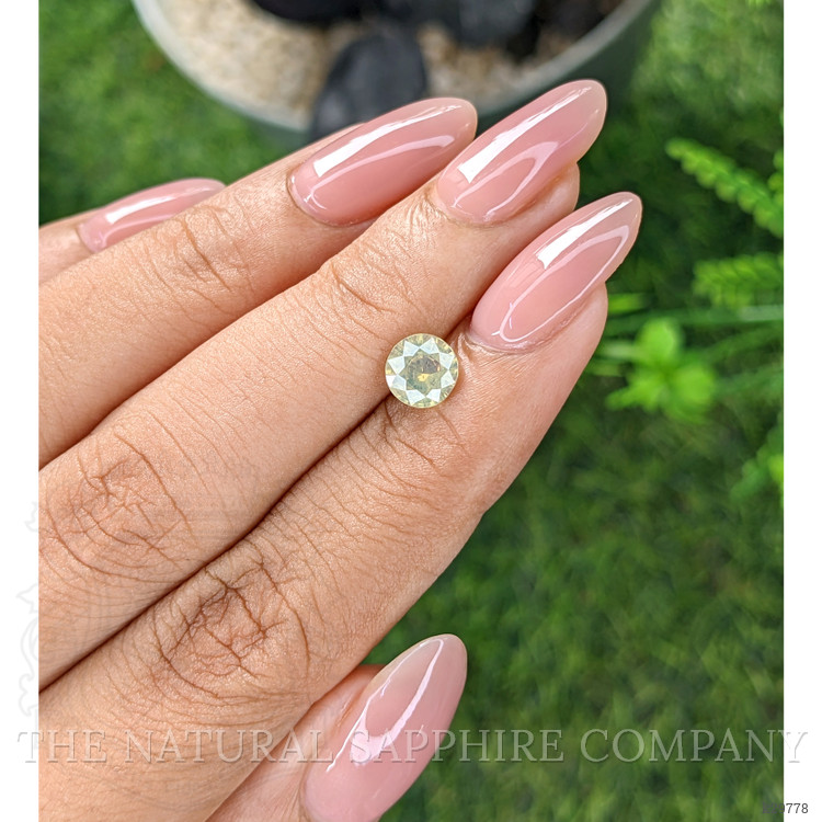1.09 Ct. Greenish Yellow Chrysoberyl from Ceylon (Sri Lanka)