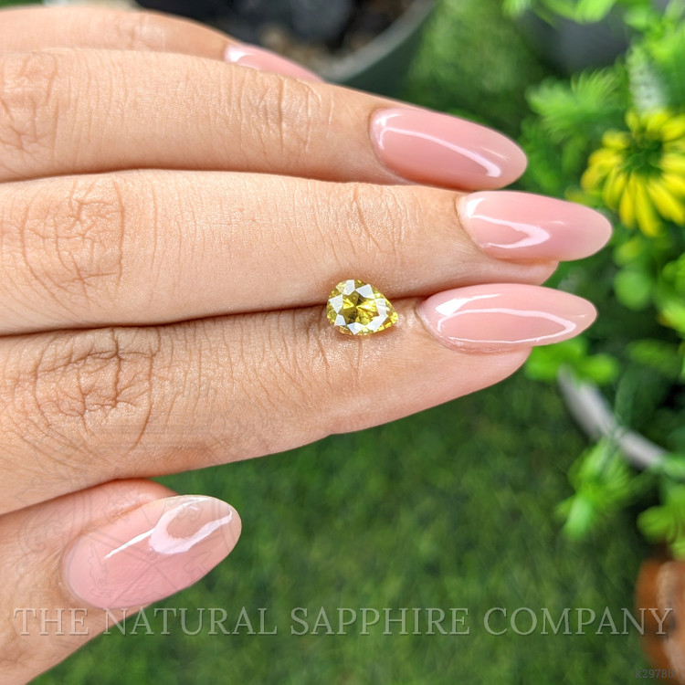 1.20 Ct. Greenish Yellow Chrysoberyl from Ceylon (Sri Lanka)