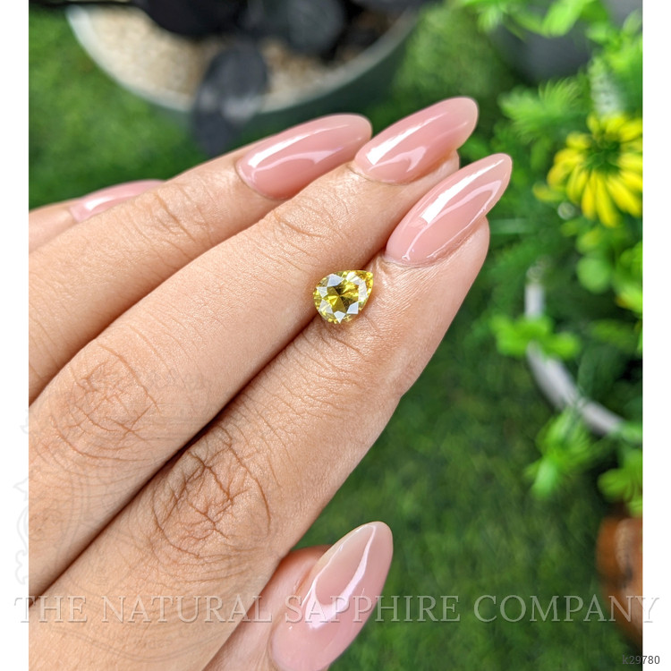 1.20 Ct. Greenish Yellow Chrysoberyl from Ceylon (Sri Lanka)