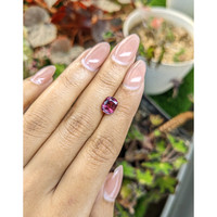 2.20 Ct. Purplish Red Rhodolite Garnet from Ceylon (Sri Lanka) Life Style