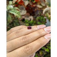 1.62 Ct. Purplish Red Rhodolite Garnet from Ceylon (Sri Lanka) Life Style