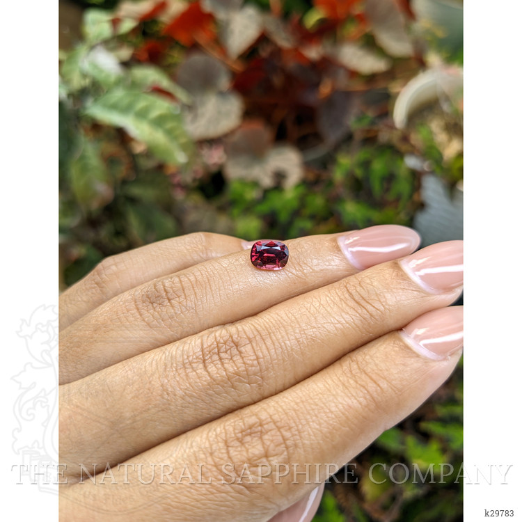 1.62 Ct. Purplish Red Rhodolite Garnet from Ceylon (Sri Lanka)