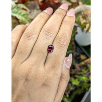 1.62 Ct. Purplish Red Rhodolite Garnet from Ceylon (Sri Lanka) Life Style