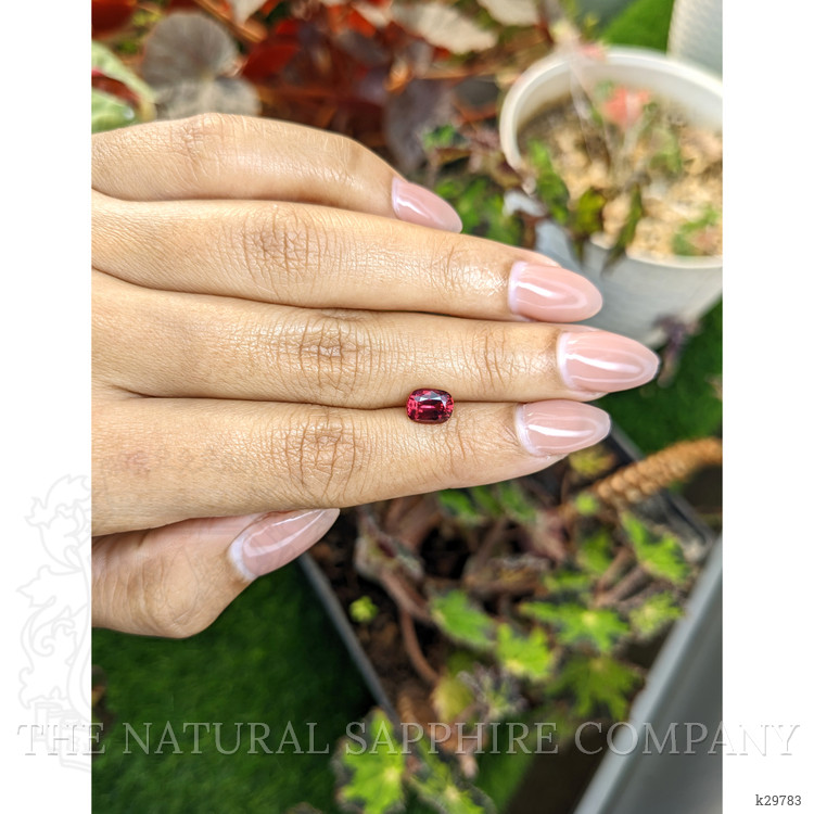 1.62 Ct. Purplish Red Rhodolite Garnet from Ceylon (Sri Lanka)