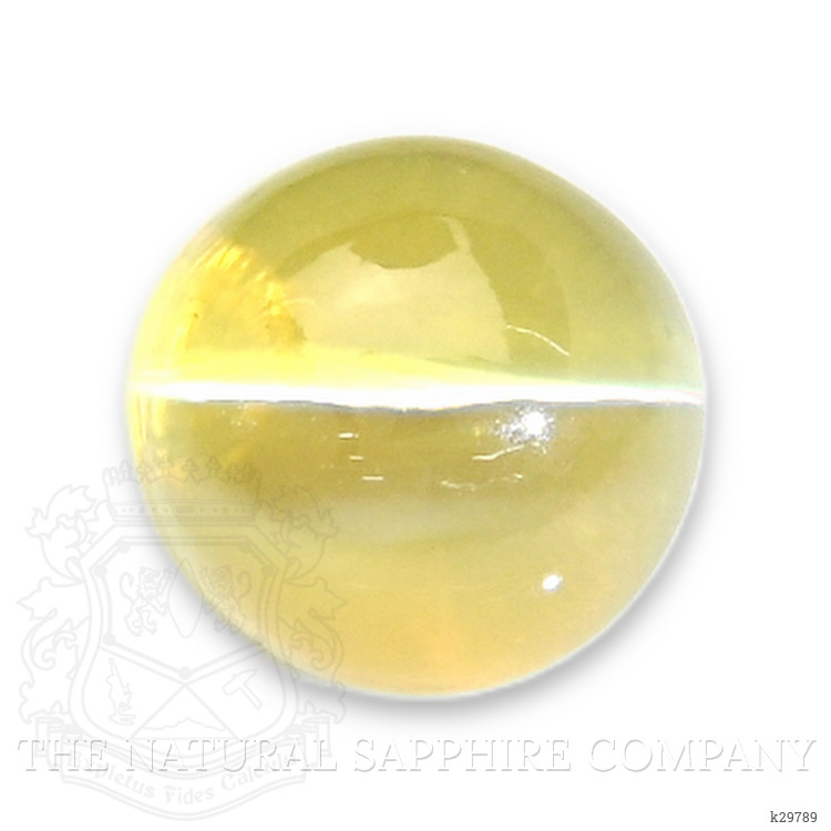 1.02 Ct. Greenish Yellow Cabochon Chrysoberyl from Tanzania