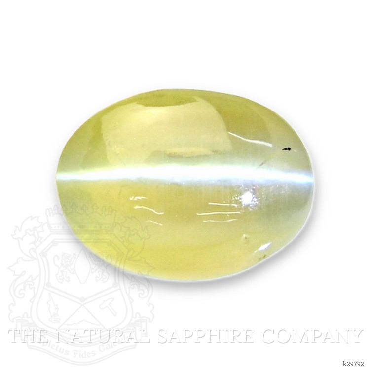 1.73 Ct. Greenish Yellow Cabochon Chrysoberyl from Tanzania