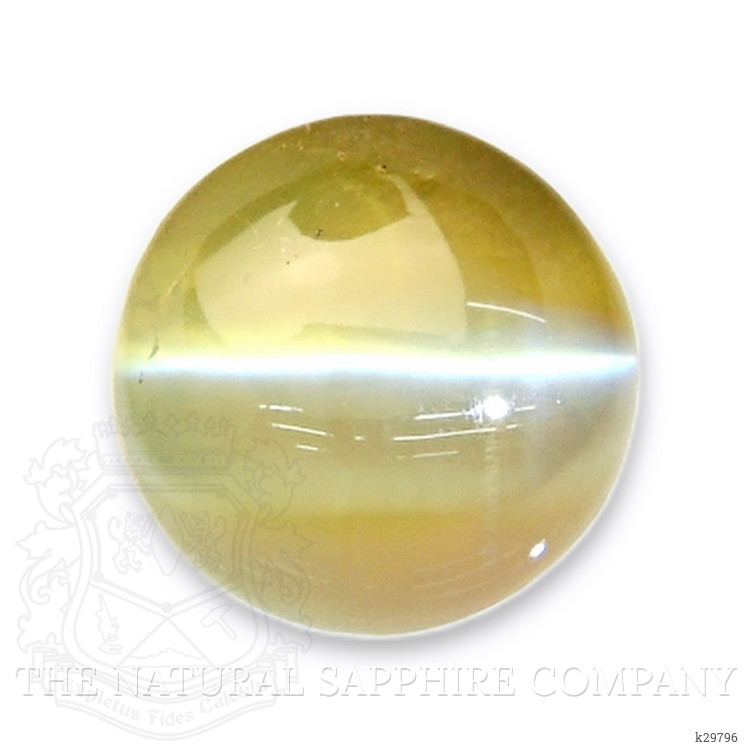 1.51 Ct. Brownish Green Cabochon Chrysoberyl from Tanzania