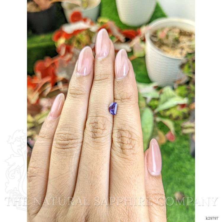 0.73 Ct. Purple Spinel from Ceylon (Sri Lanka)