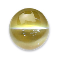 5.07 Ct. Greenish Brown Cabochon Chrysoberyl from Tanzania Video