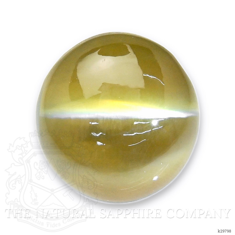 5.07 Ct. Greenish Brown Cabochon Chrysoberyl from Tanzania