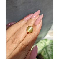 5.07 Ct. Greenish Brown Cabochon Chrysoberyl from Tanzania Life Style