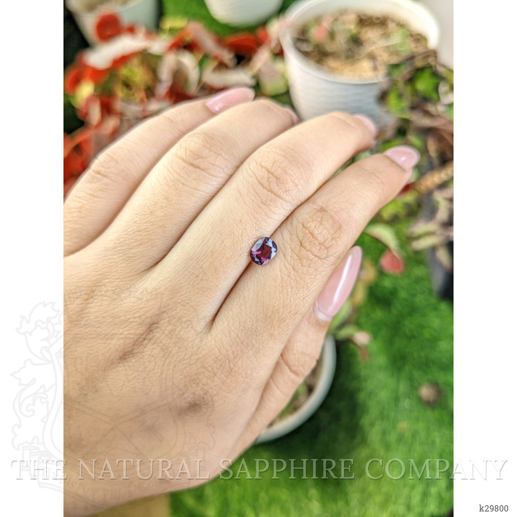 0.77 Ct. Purplish Pink Spinel from Ceylon (Sri Lanka)