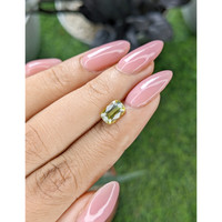 1.75 Ct. Greenish Yellow Chrysoberyl from Tanzania Life Style