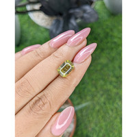 4.58 Ct. Yellowish Green Chrysoberyl from Tanzania Life Style