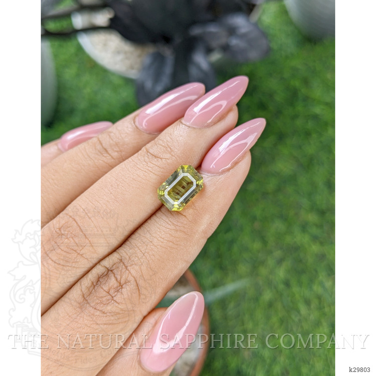 4.58 Ct. Yellowish Green Chrysoberyl from Tanzania