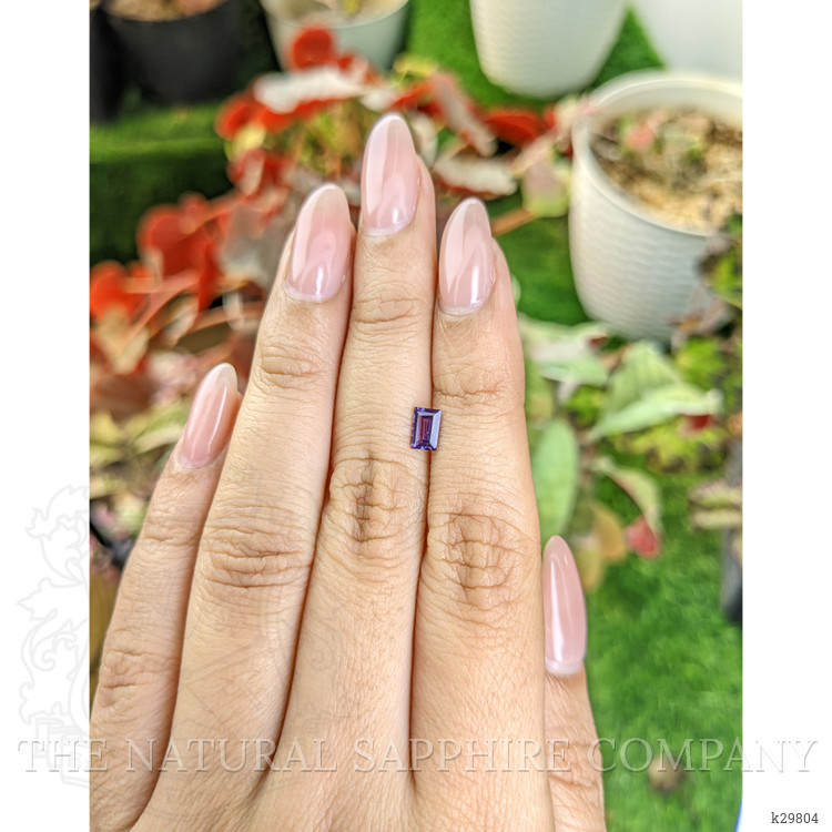 0.51 Ct. Greyish Violet Spinel from Ceylon (Sri Lanka)