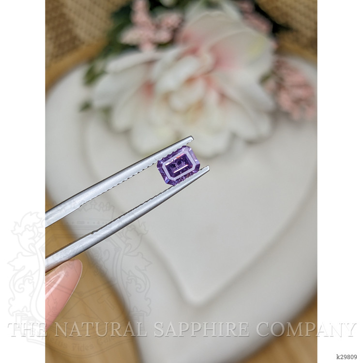 0.49 Ct. Bluish Purple Spinel from Ceylon (Sri Lanka)