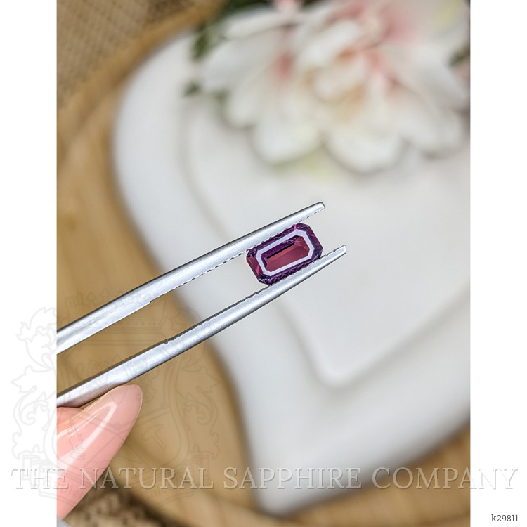 0.81 Ct. Pinkish Purple Spinel from Ceylon (Sri Lanka)