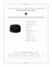 1.44 Ct. Purple Spinel from Ceylon (Sri Lanka) Scan Report