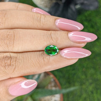 1.53 Ct. Tsavorite Garnet from Tanzania Life Style