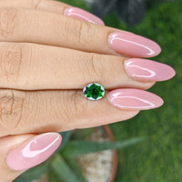 1.10 Ct. Tsavorite Garnet from Tanzania Life Style