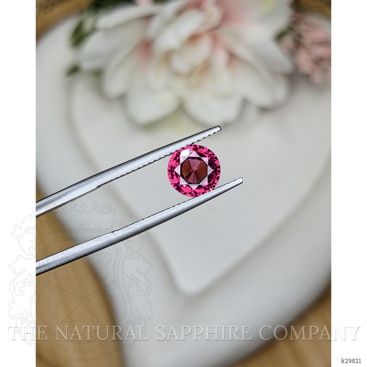 1.84 Ct. Purplish Pink Rhodolite Garnet from Ceylon (Sri Lanka)