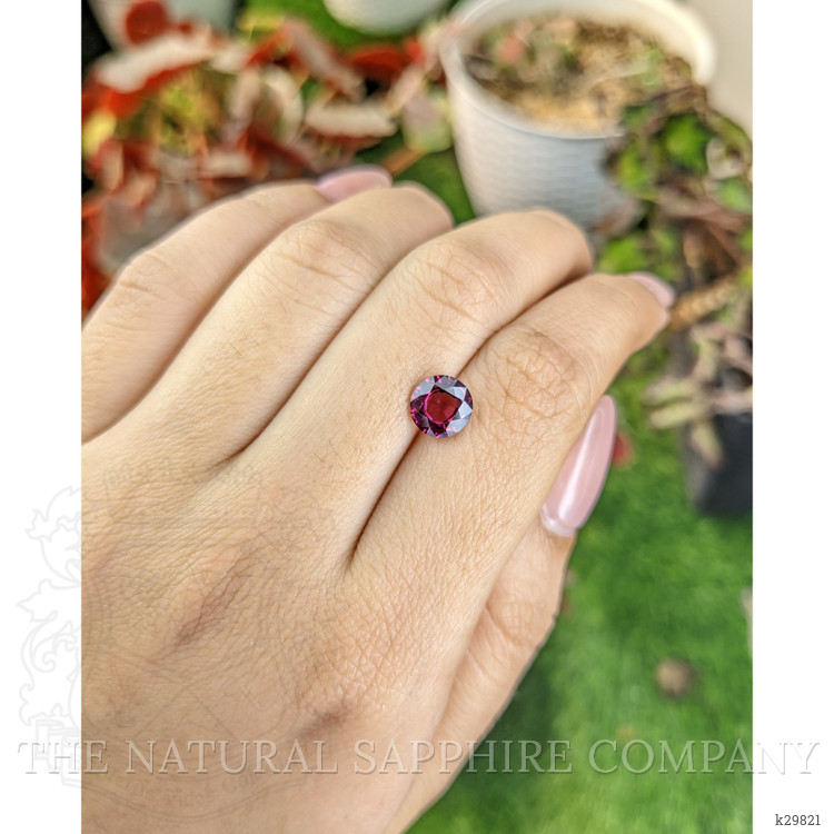 1.84 Ct. Purplish Pink Rhodolite Garnet from Ceylon (Sri Lanka)