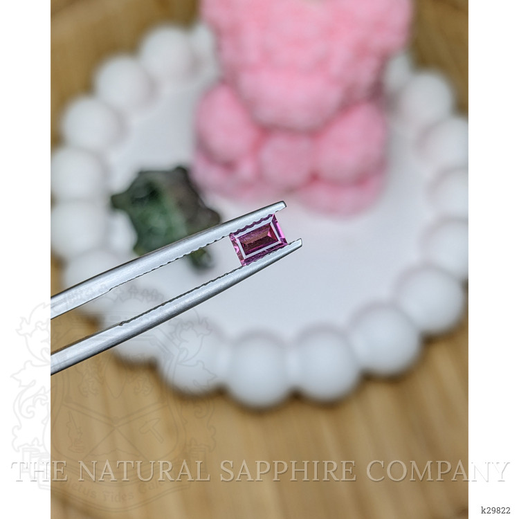 0.45 Ct. Purplish Pink Rhodolite Garnet from Ceylon (Sri Lanka)