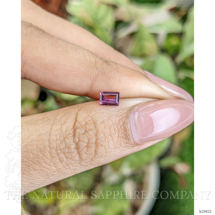0.45 Ct. Purplish Pink Rhodolite Garnet from Ceylon (Sri Lanka)