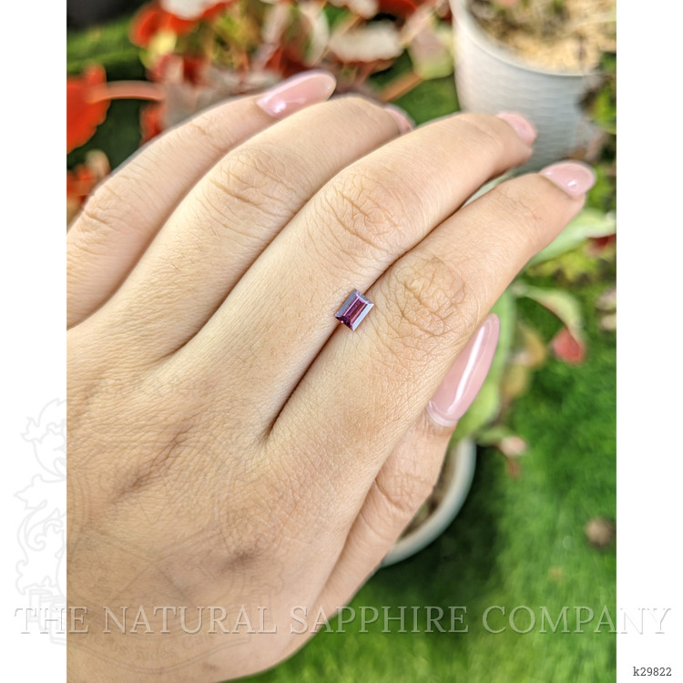 0.45 Ct. Purplish Pink Rhodolite Garnet from Ceylon (Sri Lanka)