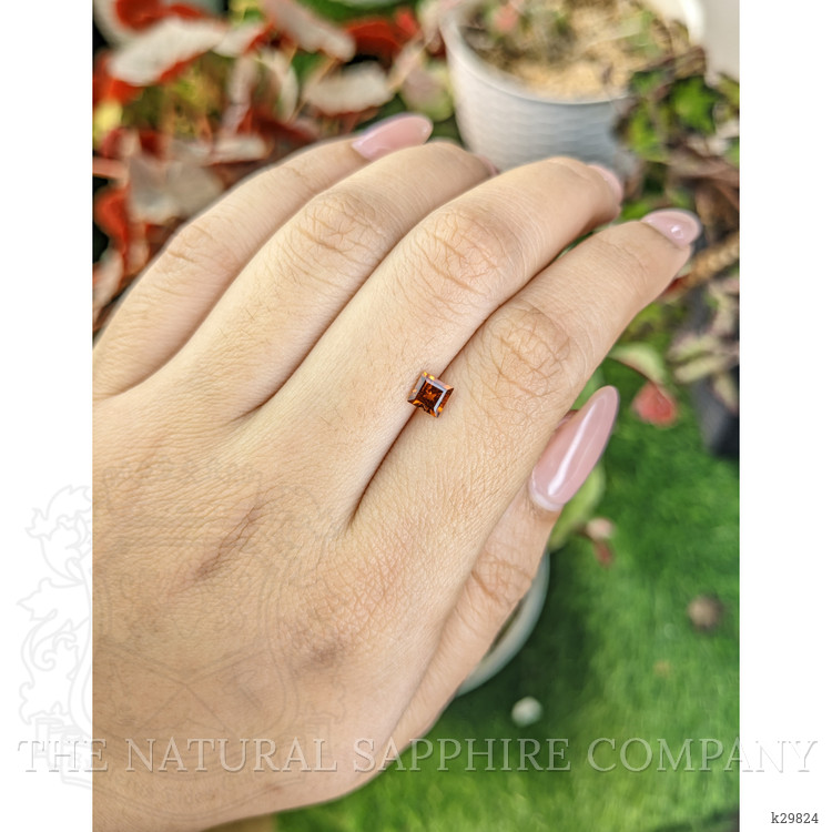 0.55 Ct. Orange Tourmaline from Ceylon (Sri Lanka)