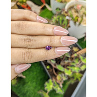 0.85 Ct. Pinkish Purple Rhodolite Garnet from Ceylon (Sri Lanka) Life Style