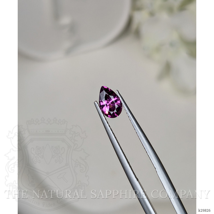 0.85 Ct. Pinkish Purple Rhodolite Garnet from Ceylon (Sri Lanka)