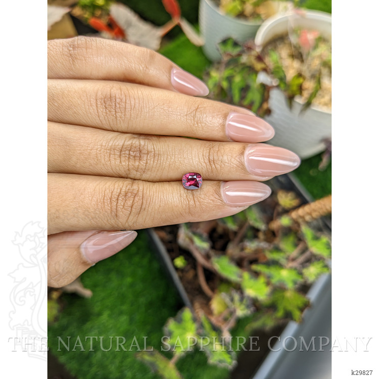 1.21 Ct. Reddish Purple Rhodolite Garnet from Ceylon (Sri Lanka)