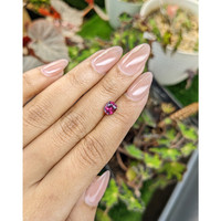 1.21 Ct. Reddish Purple Rhodolite Garnet from Ceylon (Sri Lanka) Life Style