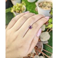 1.26 Ct. Pinkish Purple Rhodolite Garnet from Ceylon (Sri Lanka) Life Style