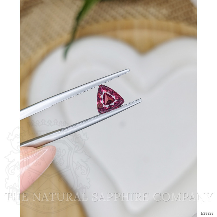1.18 Ct. Purplish Pink Rhodolite Garnet from Ceylon (Sri Lanka)